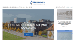 Desktop Screenshot of frahammer.de