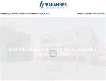 Tablet Screenshot of frahammer.de